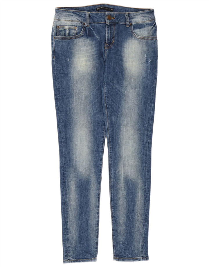 Zara Damen Skinny Jeans EU 40 Medium W30 L30 Blau