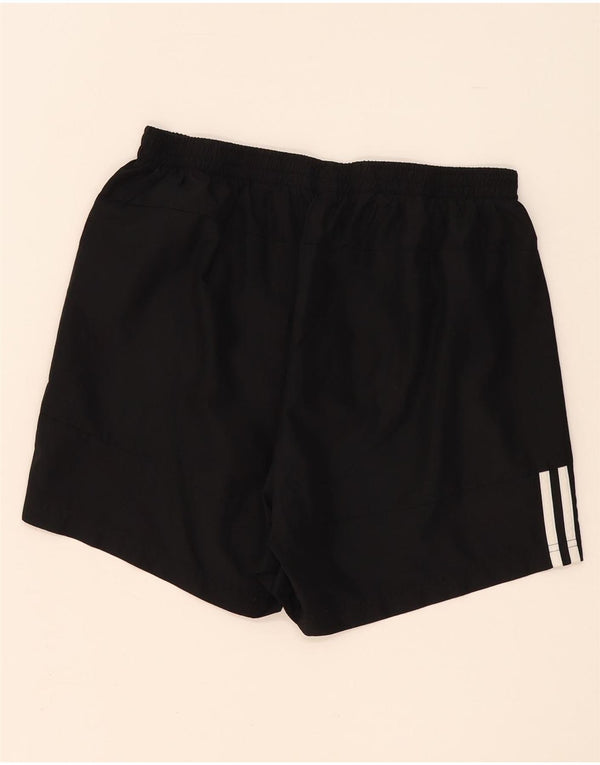 Adidas Damen Sportshorts UK 14 Medium Schwarz Polyester