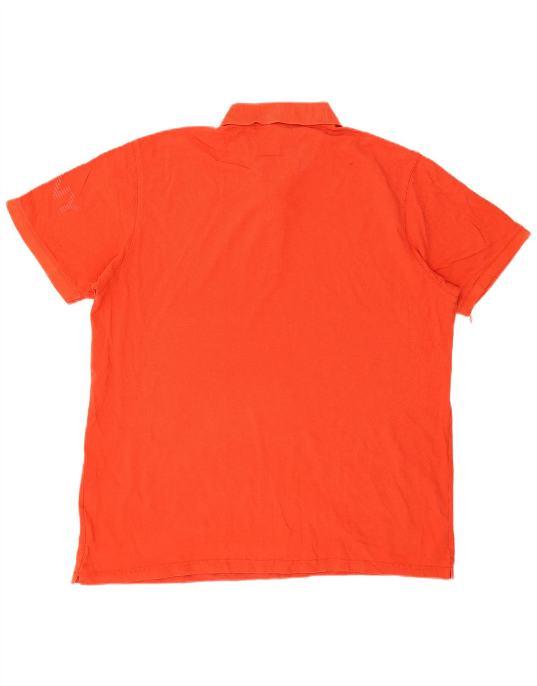 DKNY Herren-Poloshirt mit Grafik, 2XL, Orange, Baumwolle