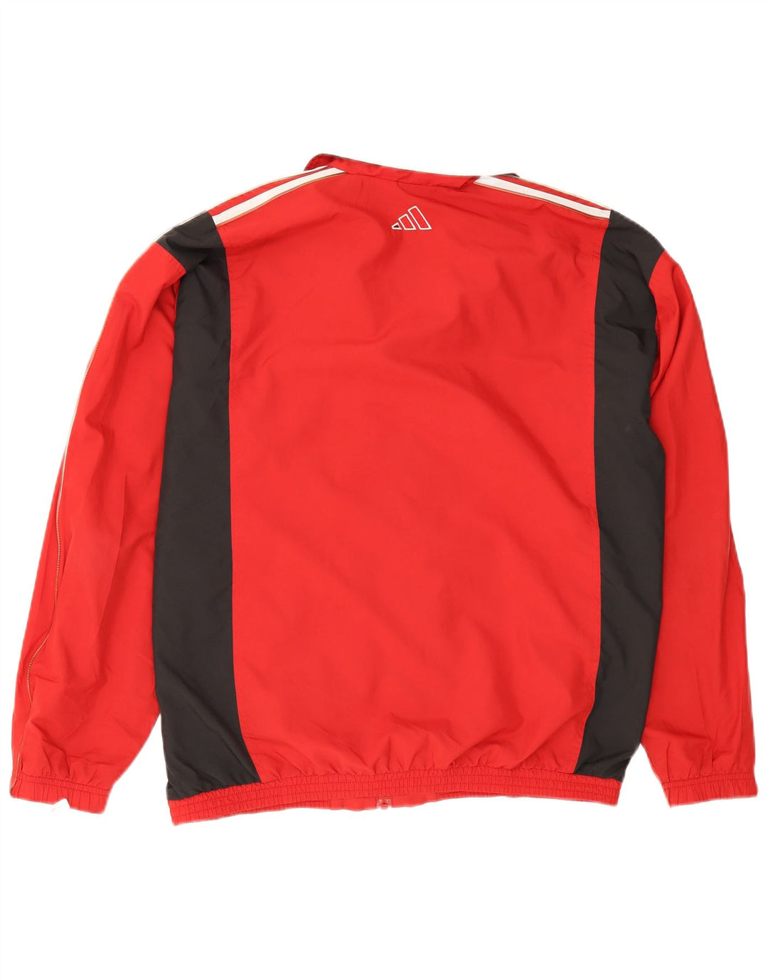 Adidas Herren Trainingsanzug Top Jacke XL Rot Colourblock Polyester