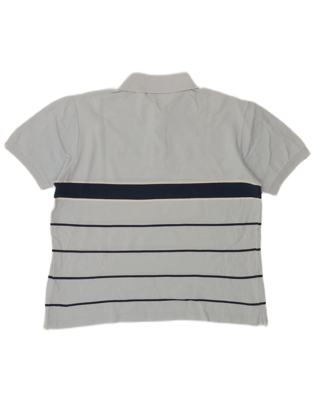 Fred Perry Herren-Poloshirt aus mittelblauer, gestreifter Baumwolle