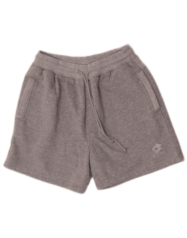 Lotto Damen Sportshorts mit Grafik, Größe S, Grau, Polyester, Sport