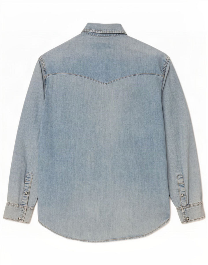 Lee Herren Jeanshemd Mittelblau