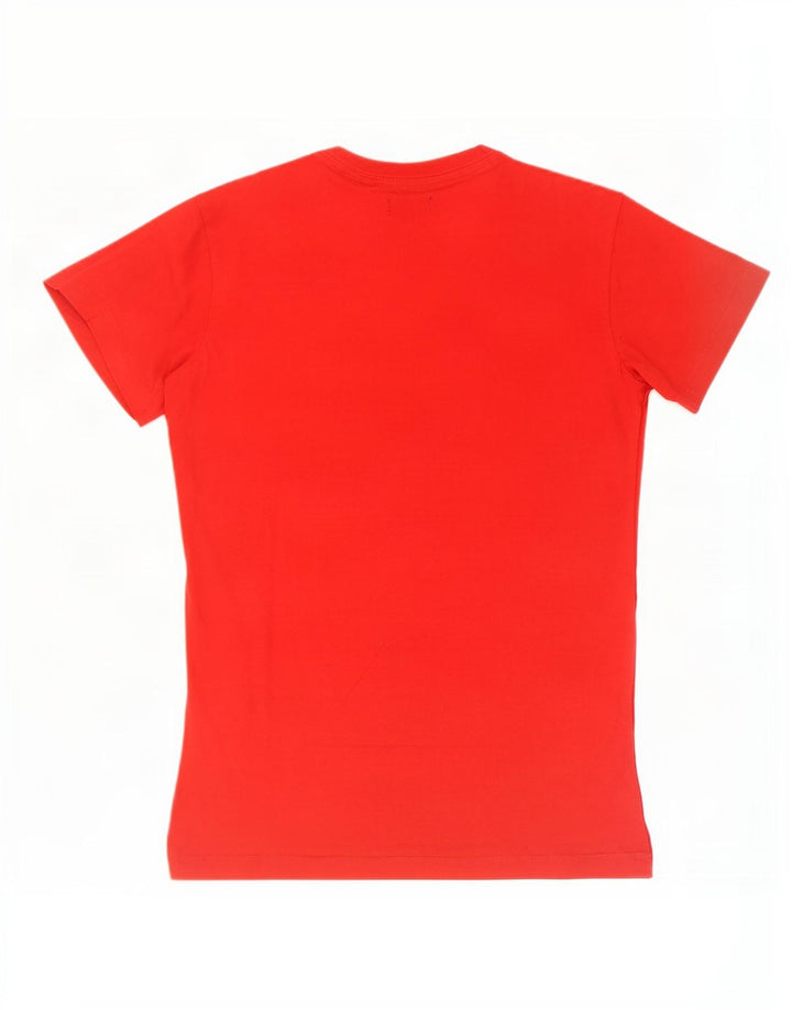 Diesel Herren T-Shirt mit Grafik, Größe S, Rot