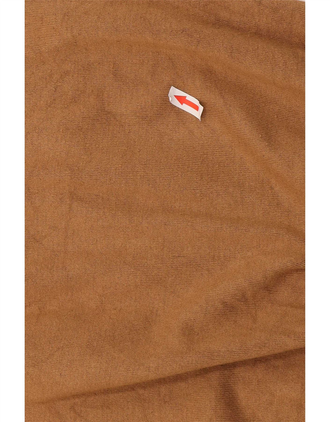 Zara Herren-Pullover mit U-Boot-Ausschnitt, mittelbeige Viskose