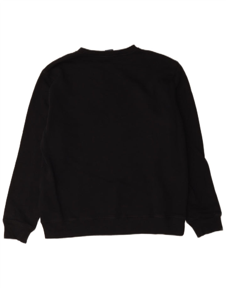 North Sails Herren-Sweatshirt-Pullover, groß, aus schwarzer Baumwolle