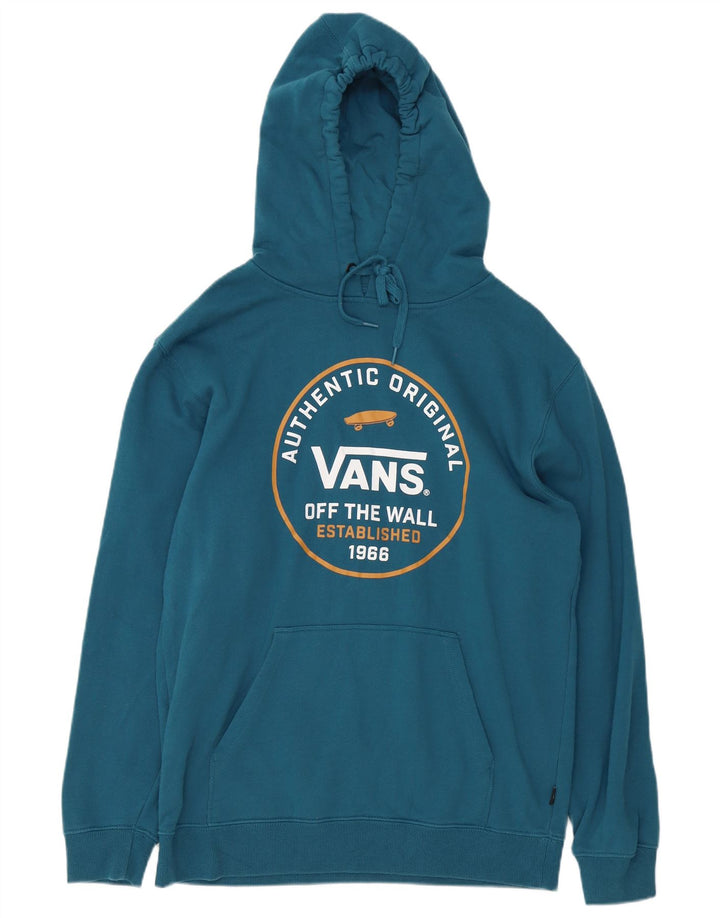 Vans Herren Graphic Hoodie Pullover Mittelblau