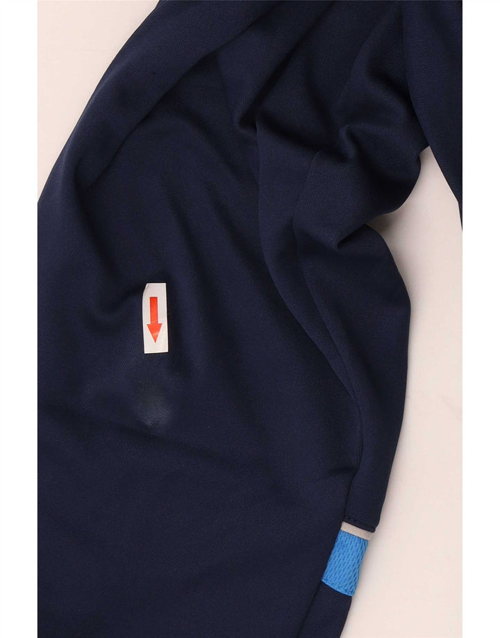 Nike Herren Dri Fit Trainingshose Mittelgroßes marineblaues Farbblock-Polyester