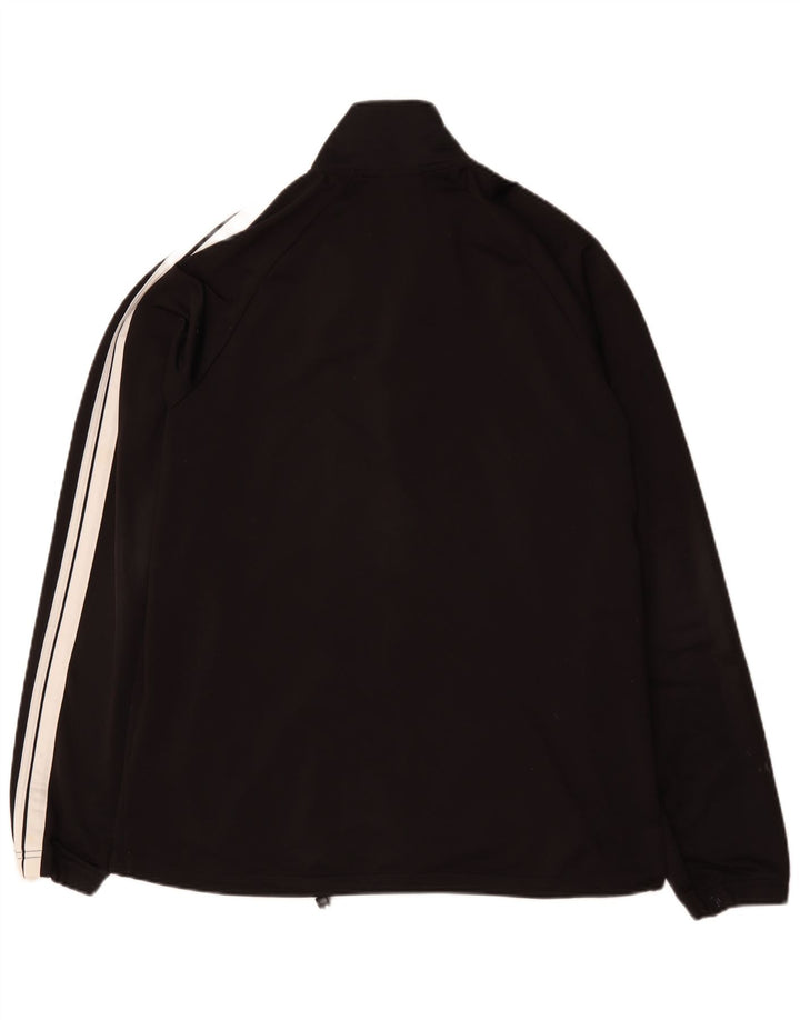 Asics Herren-Trainingsanzug-Top-Jacke, groß, Schwarz, Farbblock