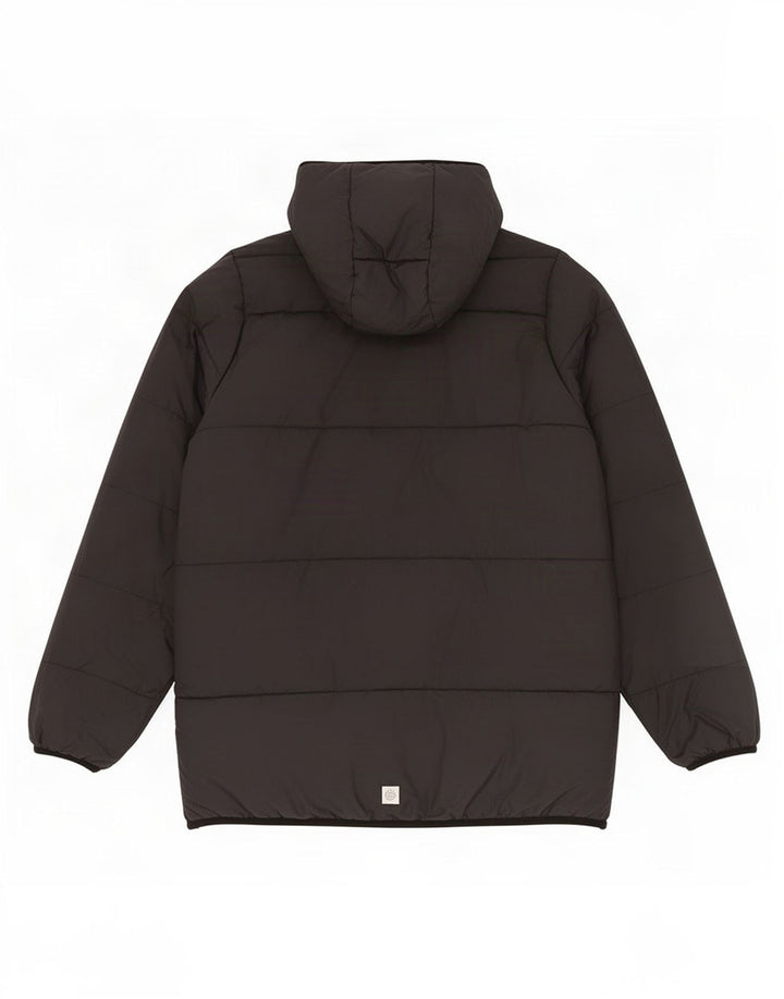 Adidas Jungen gepolsterte Kapuzenjacke 13–14 Jahre, schwarzes Polyester