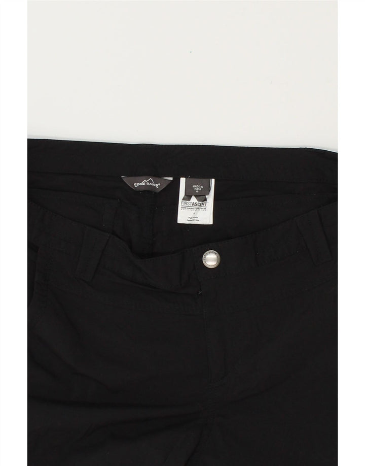 EDDIE BAUER Womens Chino Shorts US 10 Large W34 Black Cotton Vintage Eddie Bauer and Second-Hand Eddie Bauer from Messina Hembry 