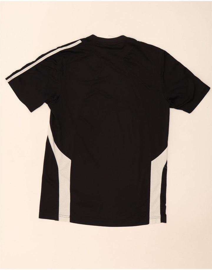 Adidas Herren T-Shirt Top Medium Schwarz Colourblock Polyester