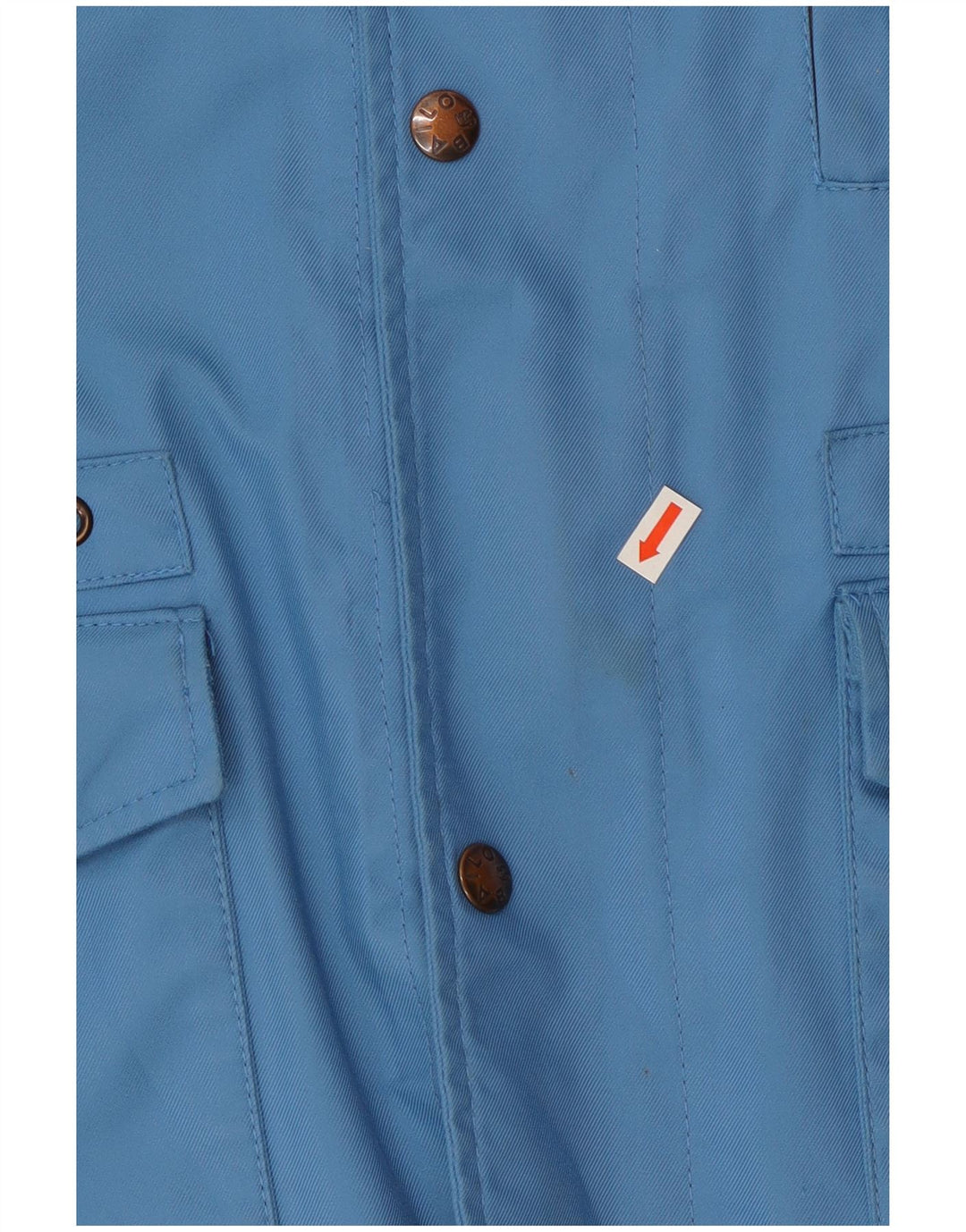 Bailo Mens Gore-Tex Hooded Rain Jacket IT 46 Small Blue Polyamid Modern