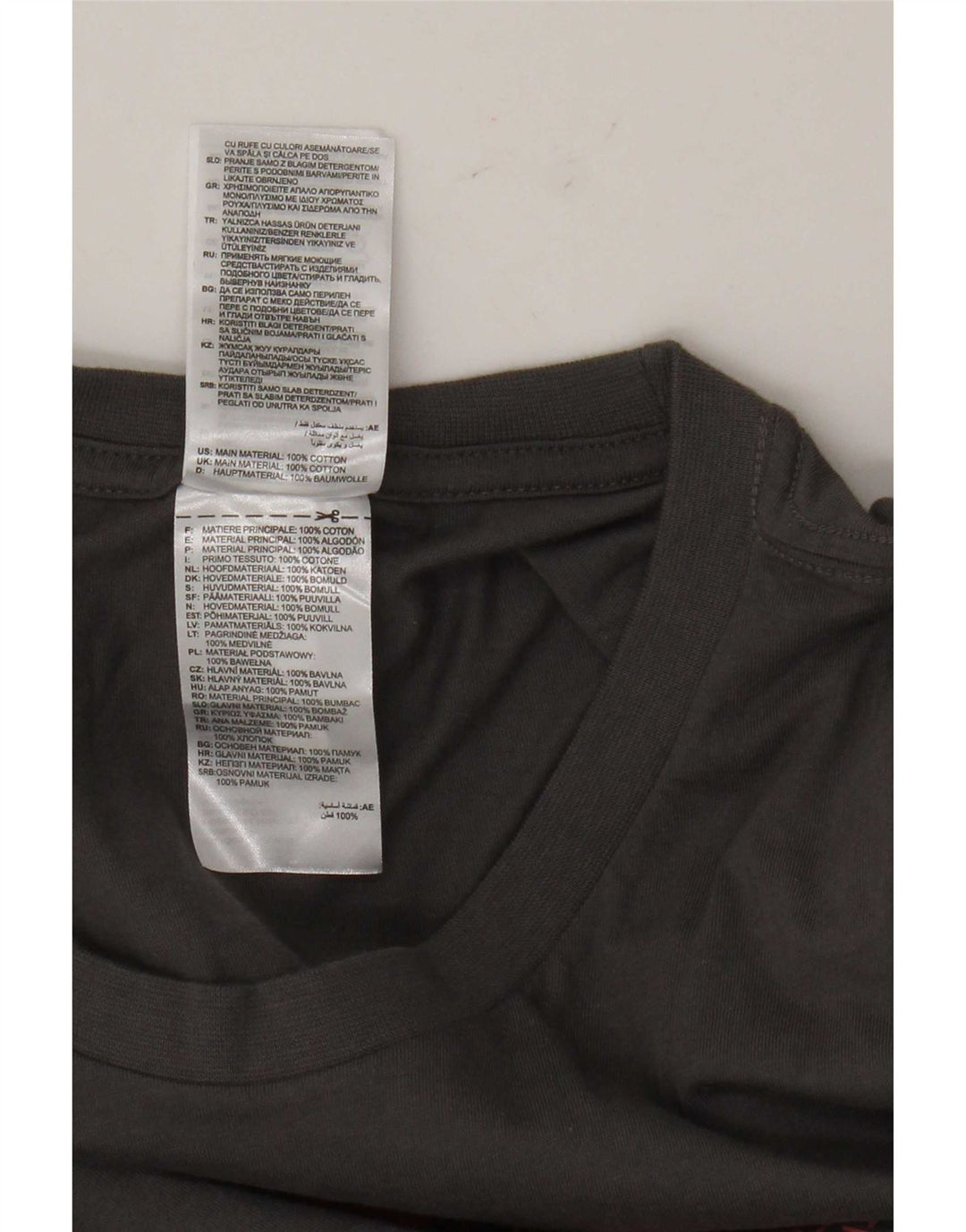 Adidas Herren Grafik T-Shirt Top Large Grau Baumwolle