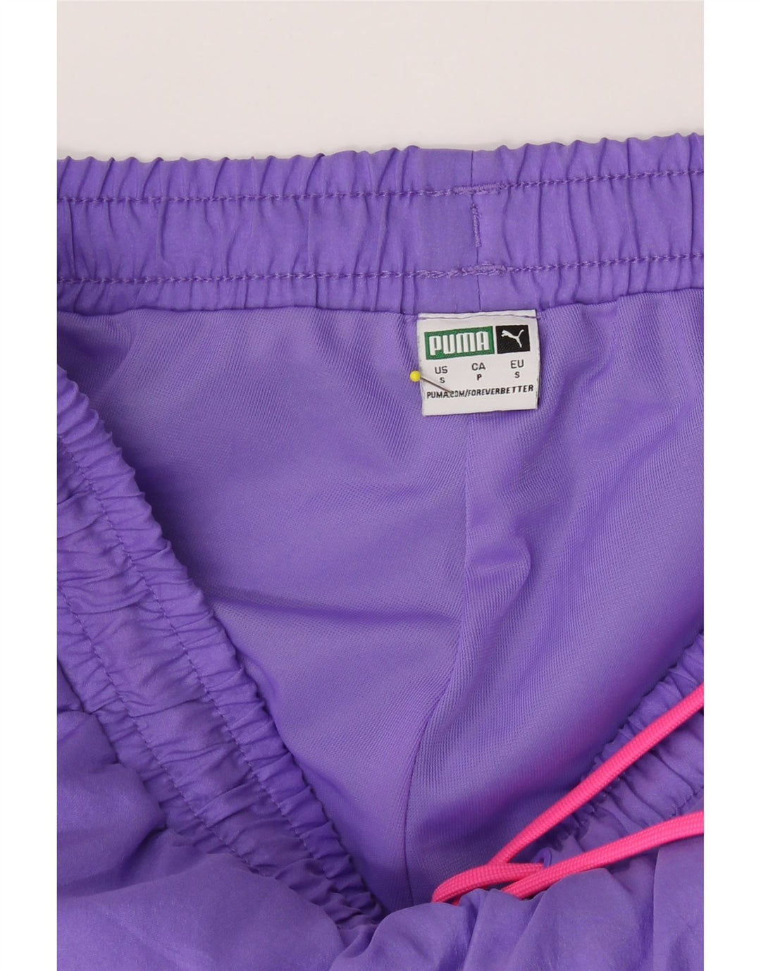 PUMA Mens Tracksuit Trousers Joggers Small  Purple Colourblock Polyester Vintage Puma and Second-Hand Puma from Messina Hembry 