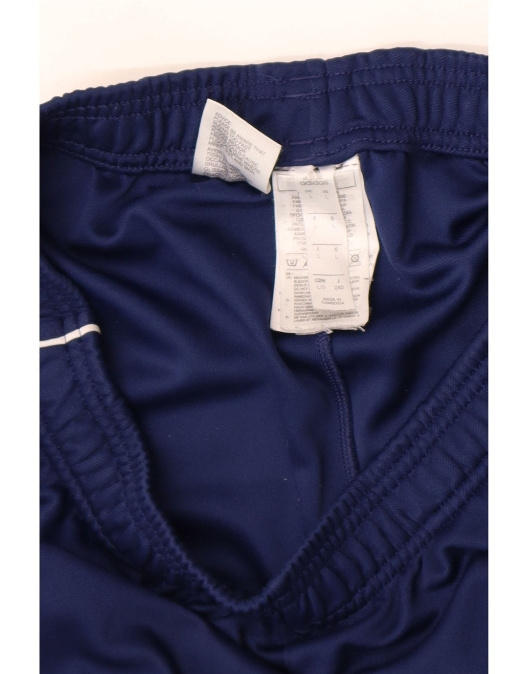 Adidas Herren-Trainingshose, groß, blau, Polyester