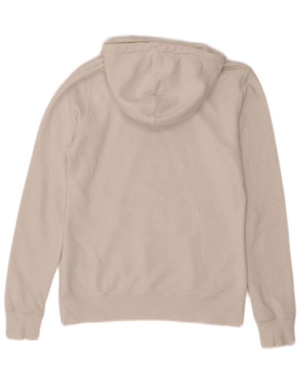 Nike Womens Graphic Hoodie Pullover UK 14 Mittelweiße Baumwolle