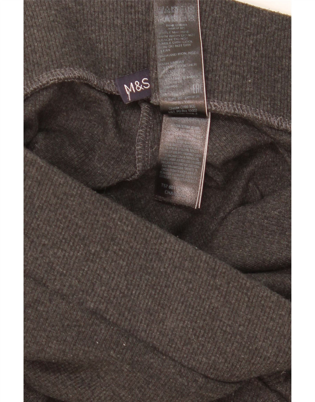 Marks & Spencer Damen-Trainingshose, Größe L, Grau, Polyester