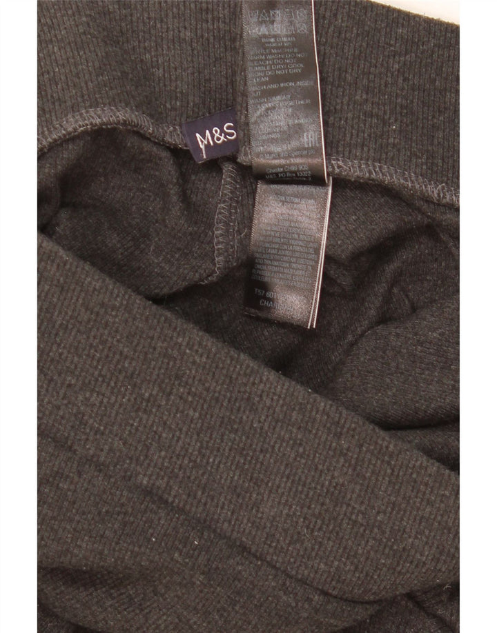 Marks & Spencer Damen-Trainingshose, Größe L, Grau, Polyester