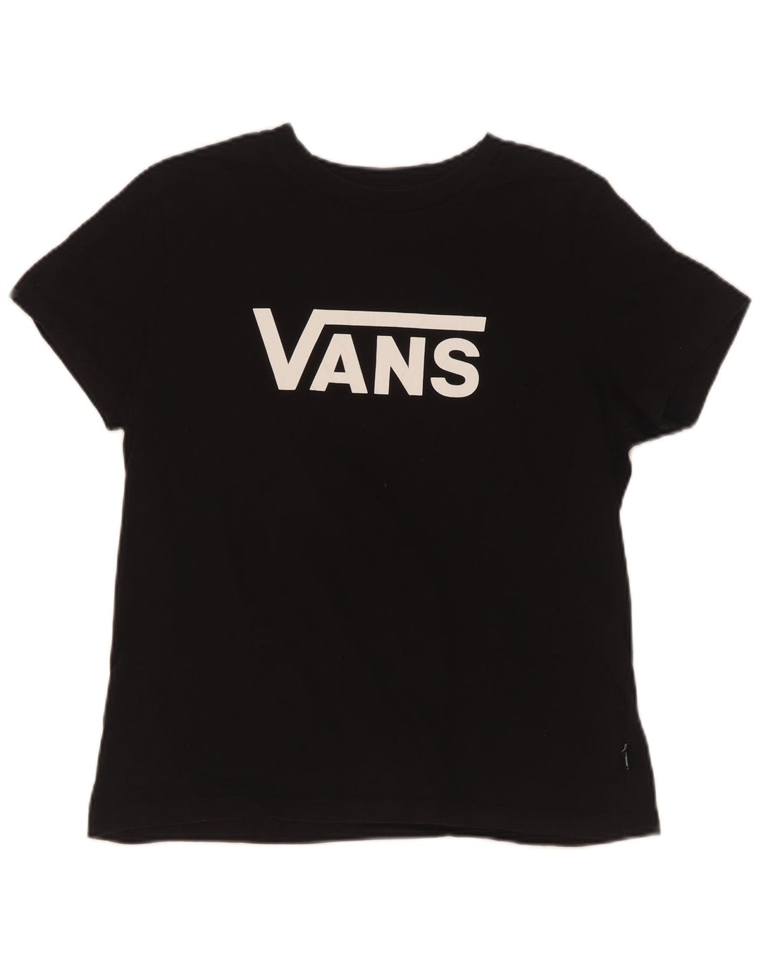 Vans Grafik-T-Shirt für Damen, UK 12, mittelschwarz, Baumwolle