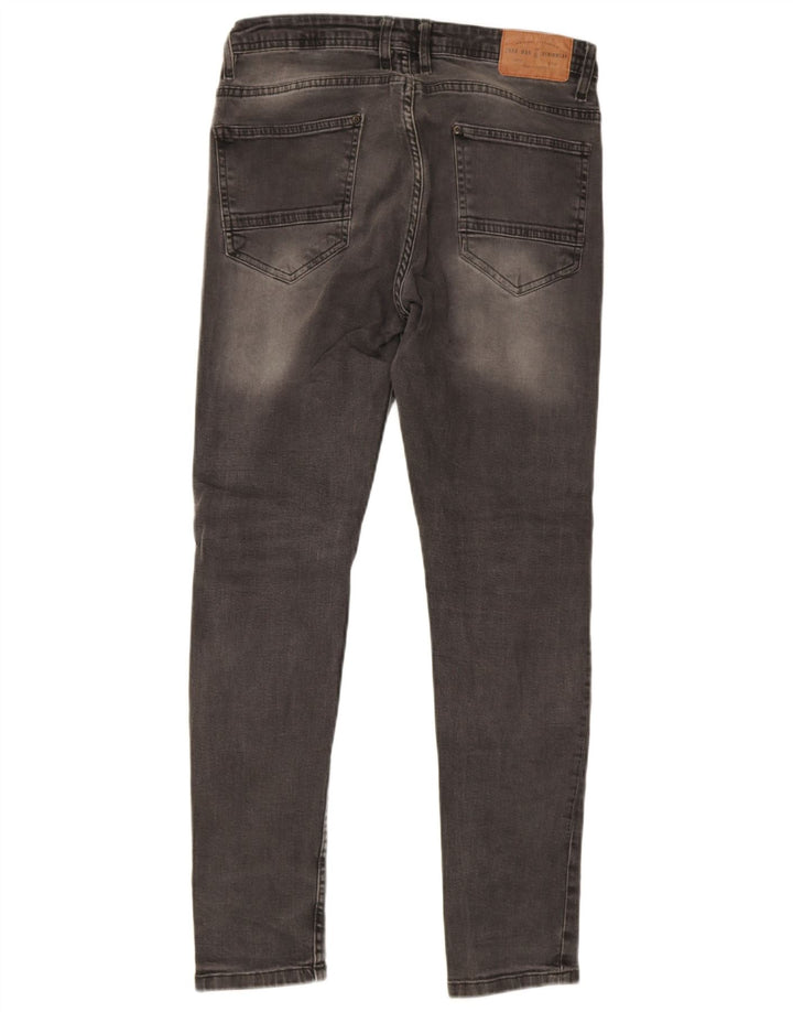 Zara Herren Skinny Jeans EU 42 Large W32 L27 Grau
