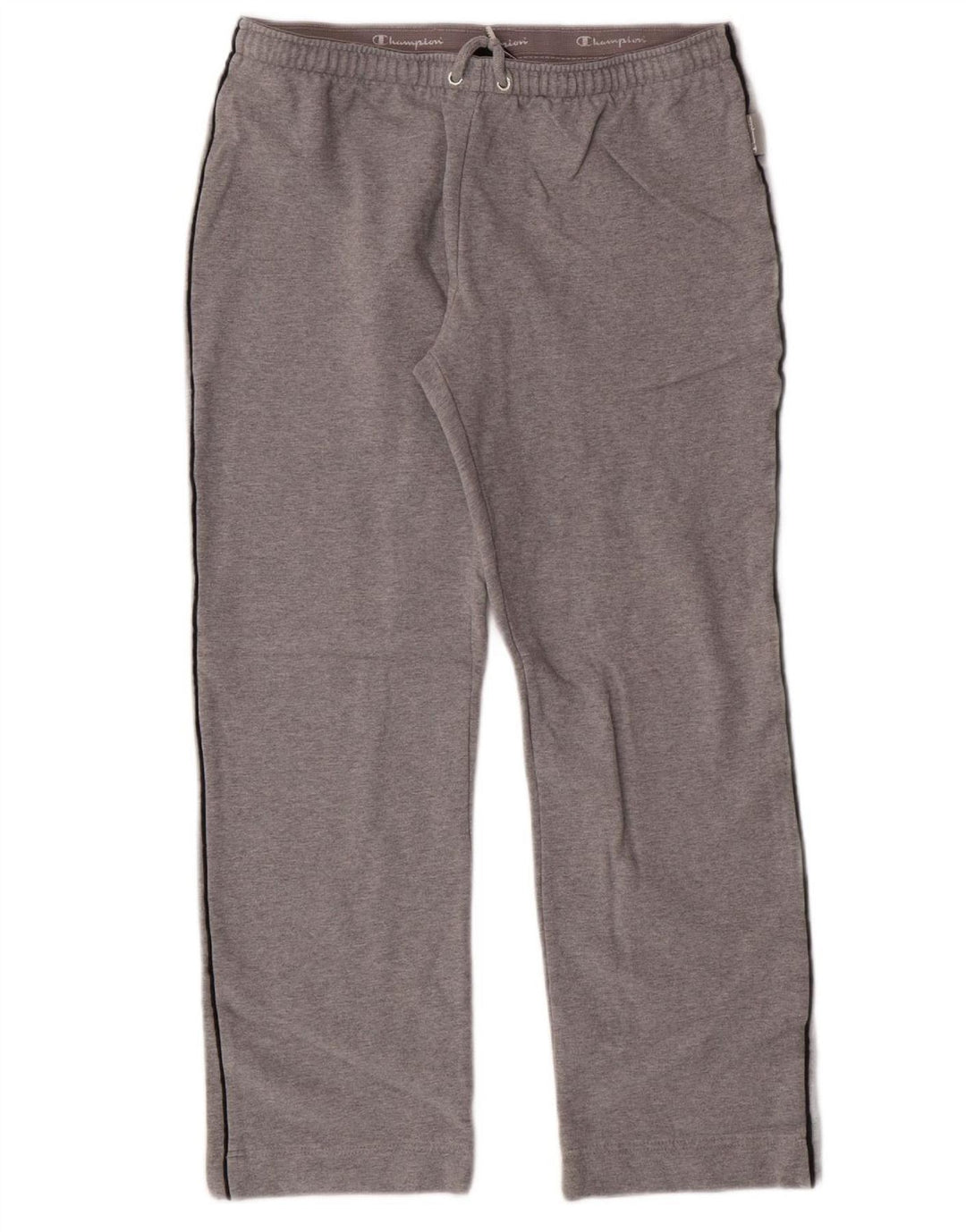 CHAMPION Boys Tracksuit Trousers 11-12 Years Large Grey Cotton