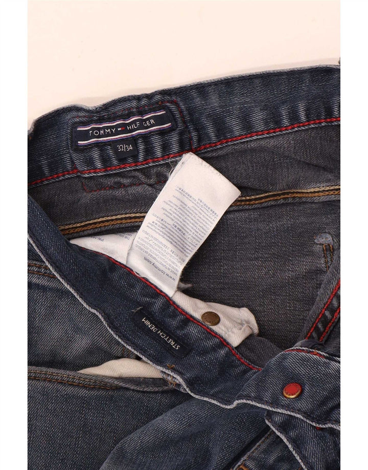 Tommy Hilfiger Herren Stretch Slim Jeans W32 L34 Blau