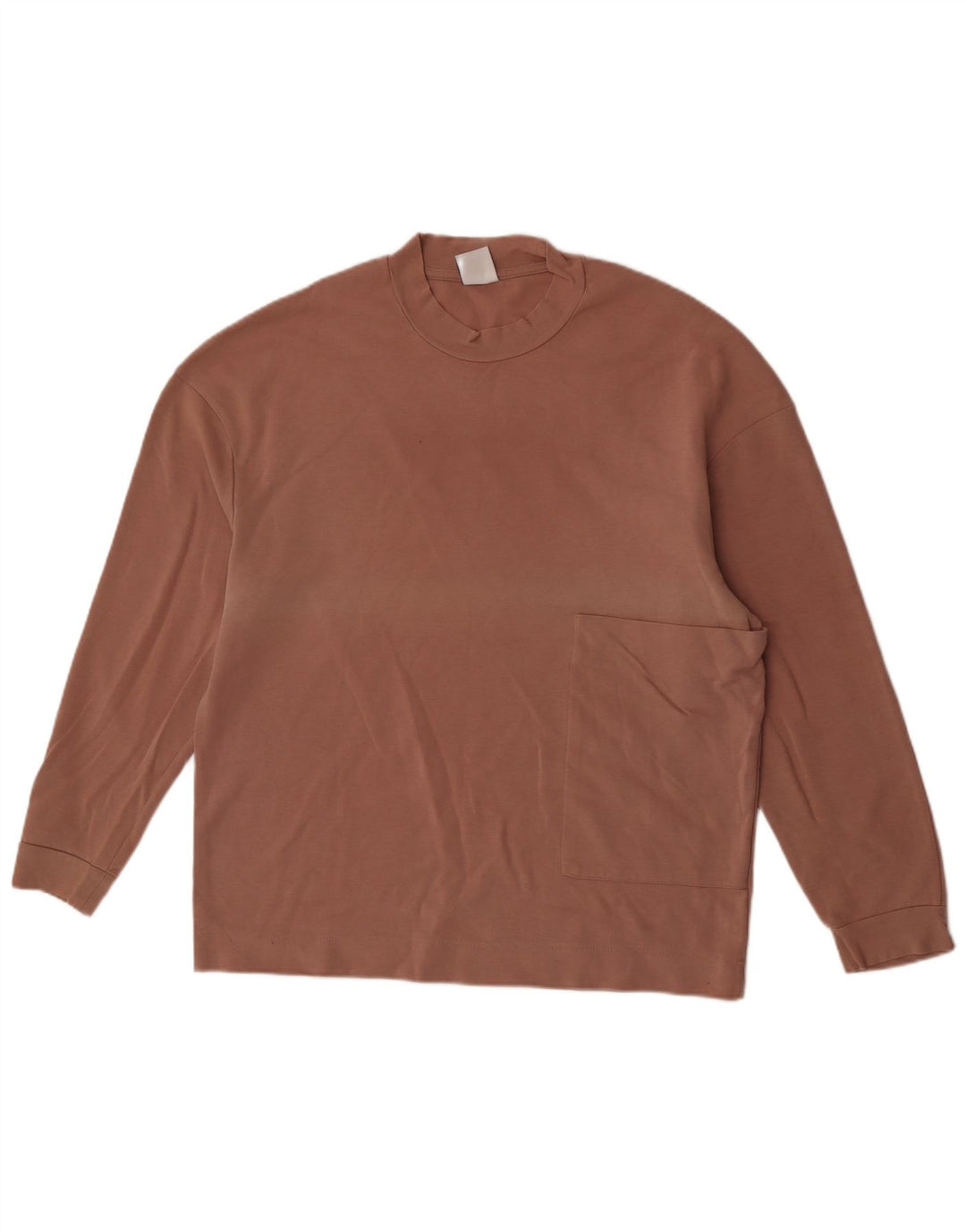 Zara Herren Top Langarm Large Braun