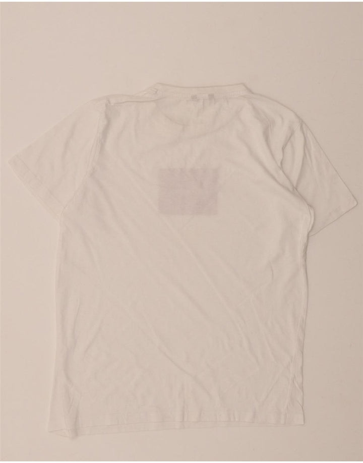 CARRERA Mens Graphic T-Shirt Top Medium White Vintage Carrera and Second-Hand Carrera from Messina Hembry 