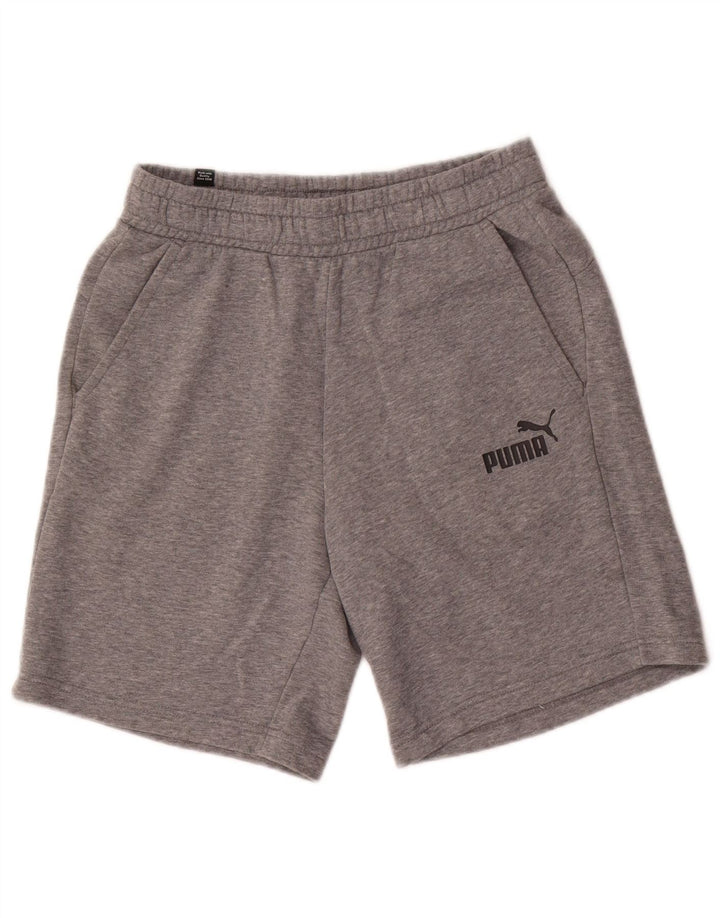 Puma Herren Sport Shorts Small Grau meliert