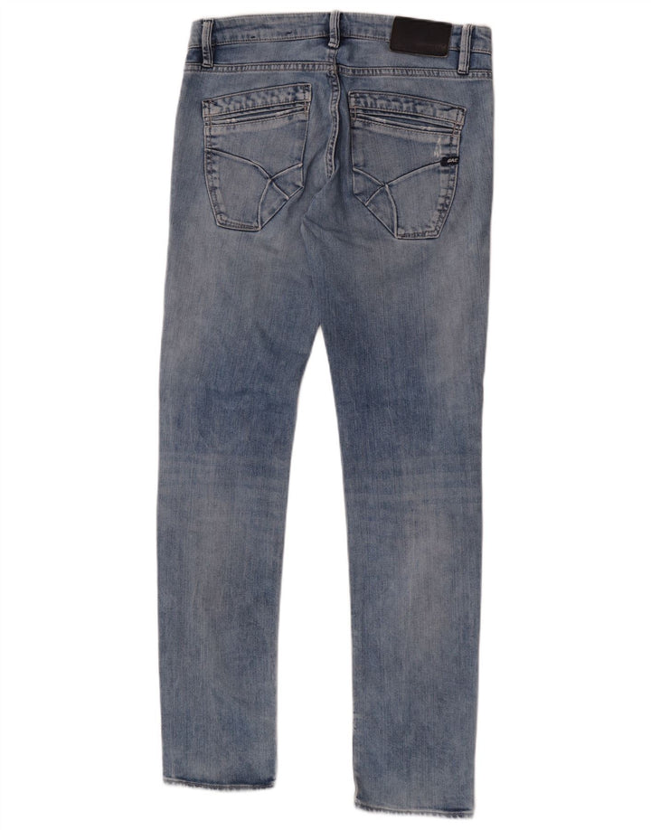 Gas Herren Slim Jeans W30 L32 Blaue Baumwolle