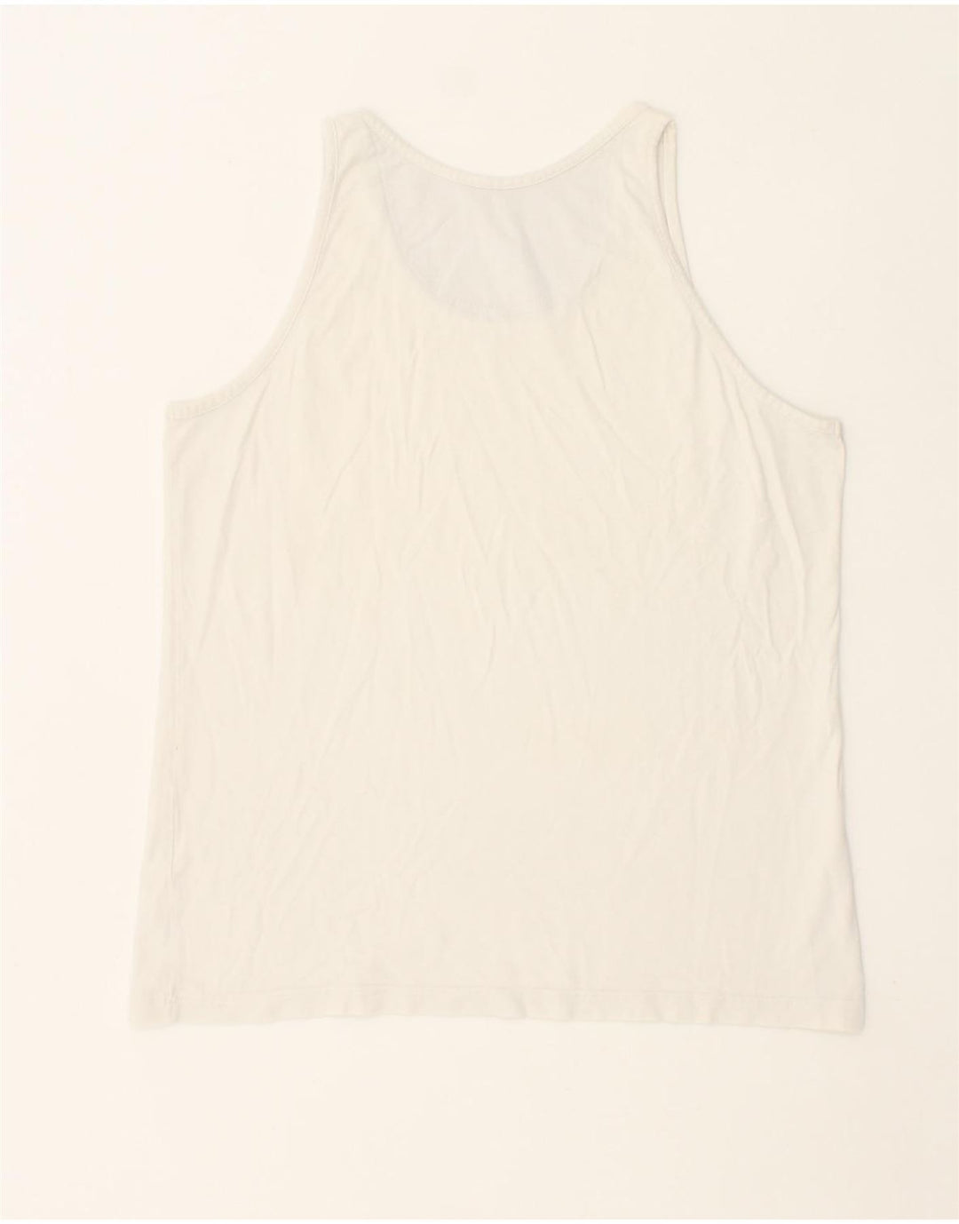 CHAMPION Womens Vest Top UK 18 XL White Vintage Champion and Second-Hand Champion from Messina Hembry 