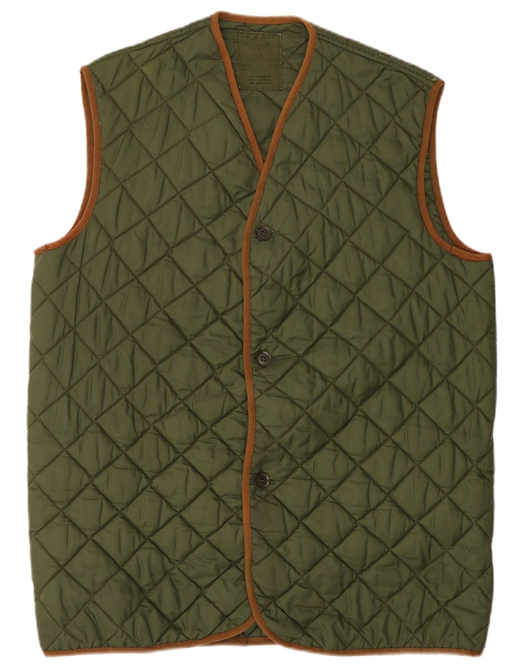 Vintage Herren Steppweste UK 40 Large Grün