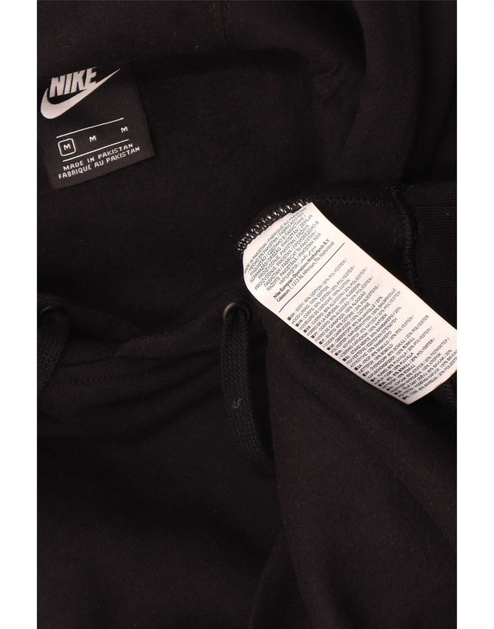 Nike Herren-Hoodie-Pullover aus mittelschwarzer Baumwolle