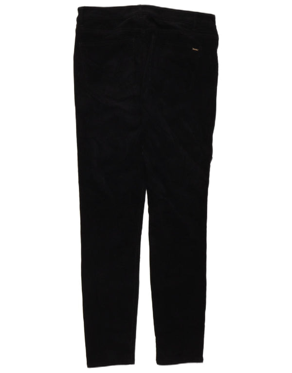 Massimo Dutti Damen Skinny Cordhose EU 40 Medium W30 L30 Schwarz