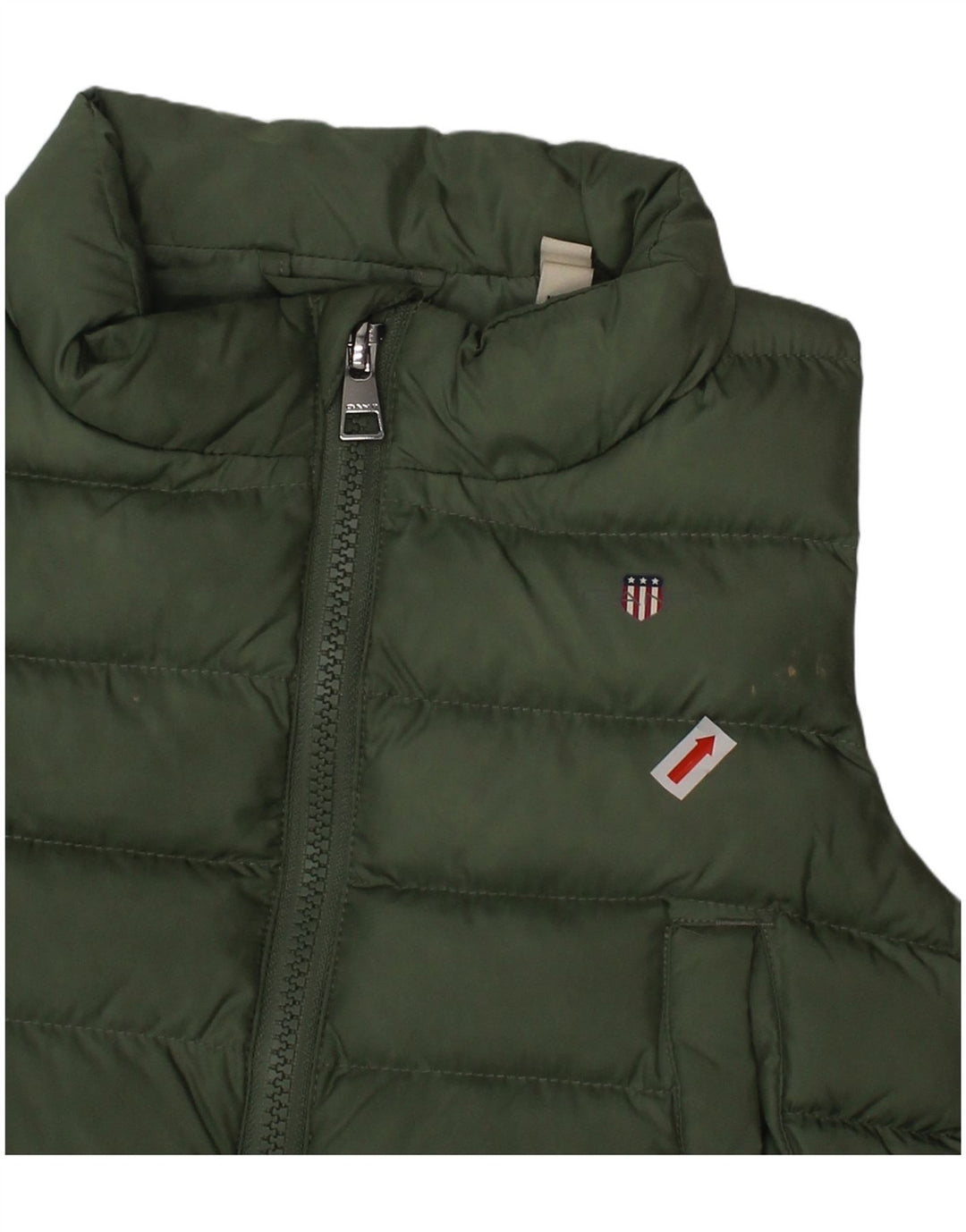 GANT Baby-Mädchen-Wattierungsjacke, 9–12 Monate, grünes Polyester