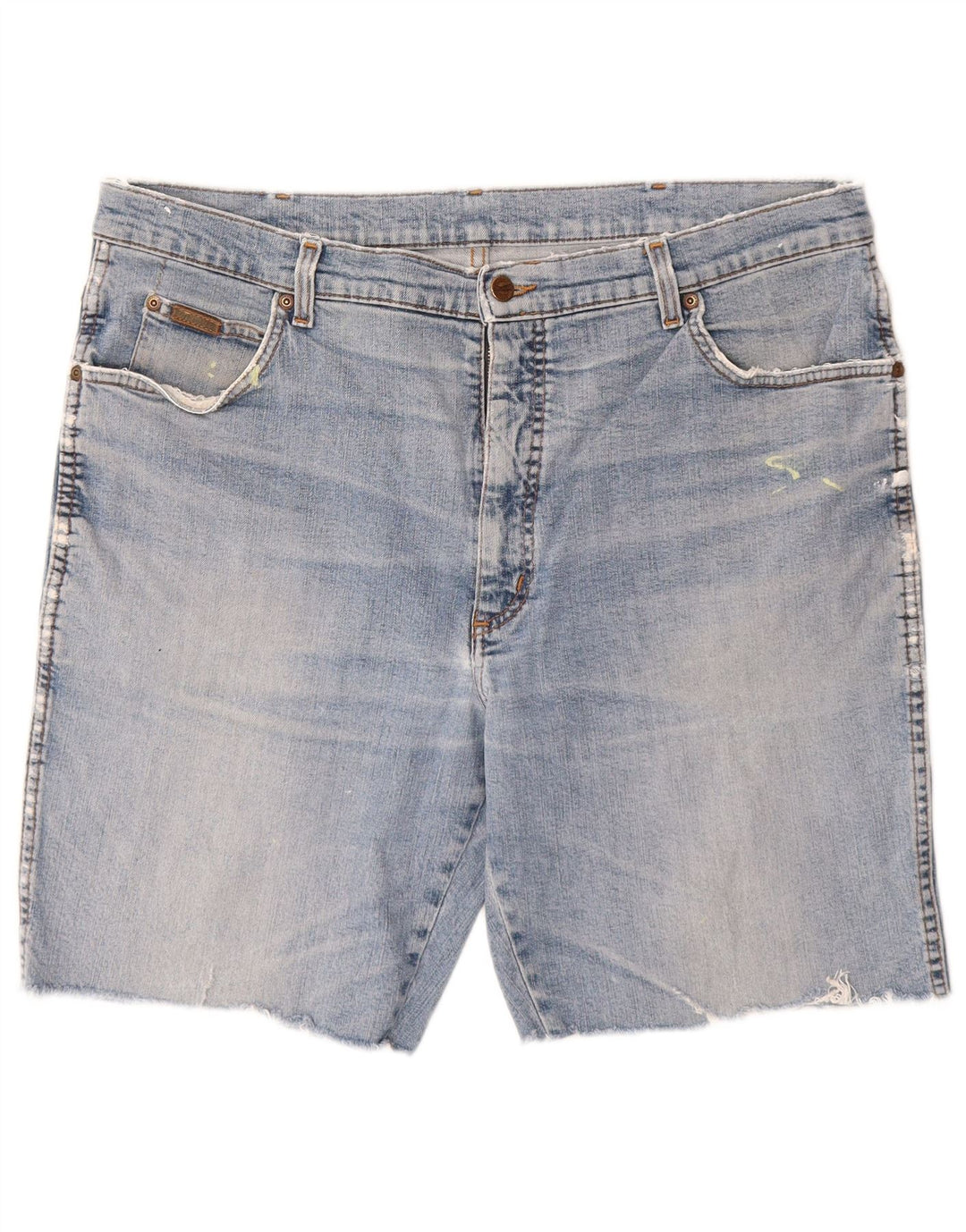 WRANGLER Herren Texas Stretch Denim Shorts W40 XL Blaue Baumwolle