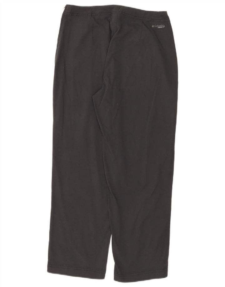 Columbia Gerade Damenhose US 6 Medium W26 Graues Nylon