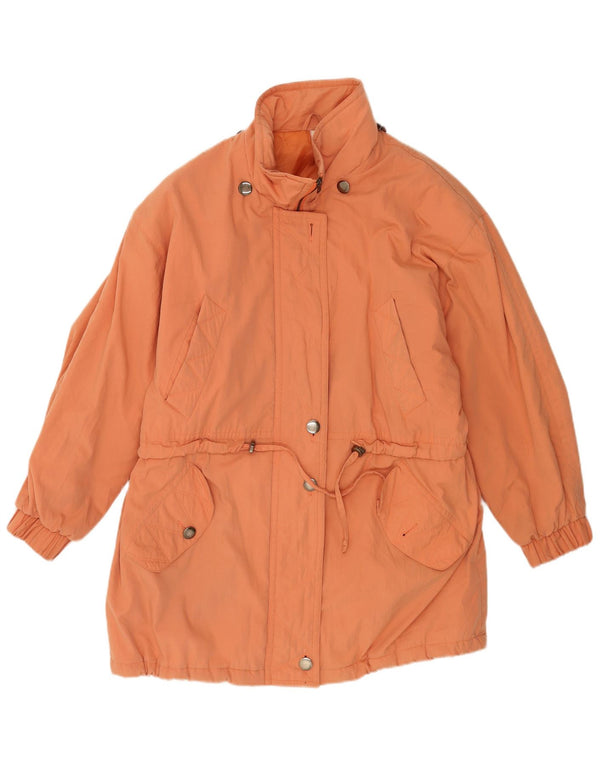 Vintage Damen Parka Jacke UK 18 XL Orange