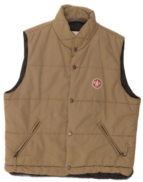 Murphy & Nye Herren Wattierte Weste UK 38 Medium Khaki Polyamid