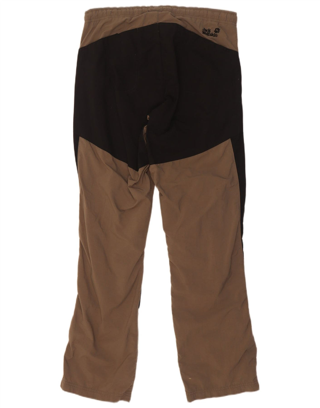 Jack Wolfskin Herren-Wanderhose, Größe M, W32, L33, Braun, Farbblock