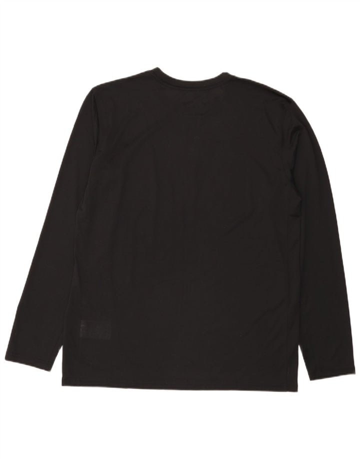 Nike Herren Dri Fit Top Langarm Large Schwarz Polyester