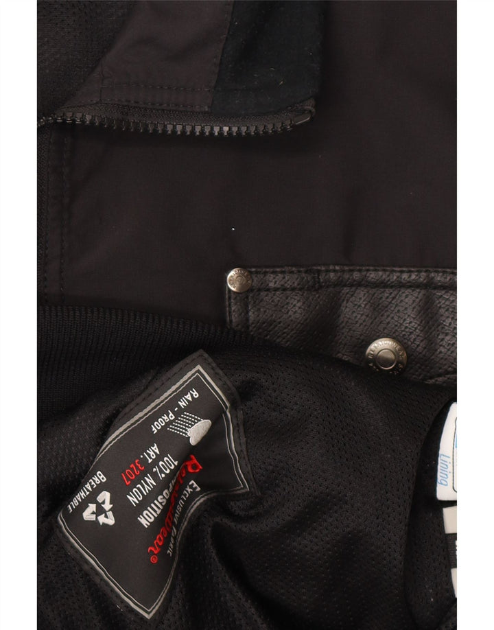 REFRIGIWEAR Mens Cruz Bomber Jacket UK 44 2XL Black Polyamide Vintage Refrigiwear and Second-Hand Refrigiwear from Messina Hembry 