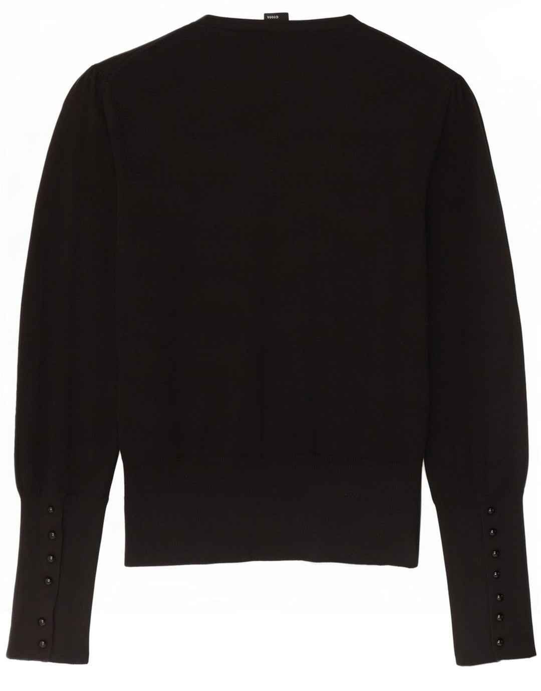 Oasis Damen-Cardigan-Pullover UK 14 Mittelschwarze Baumwolle