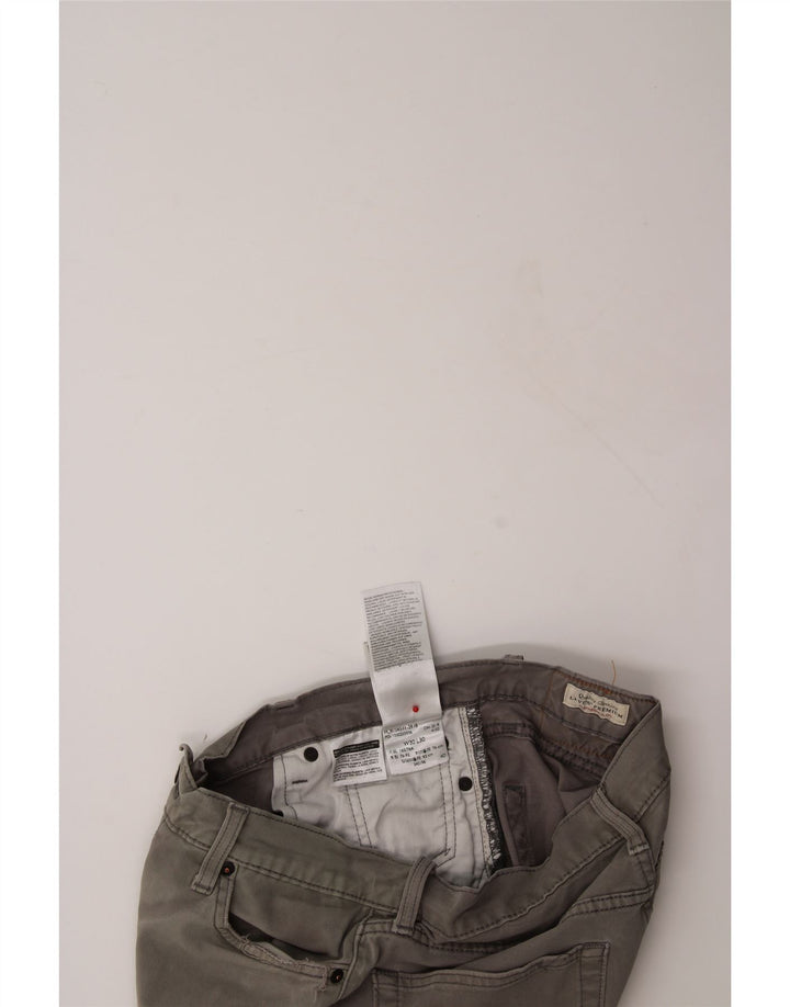 LEVI'S Mens Straight Casual Trousers W30 L30 Grey Cotton Vintage Levi's and Second-Hand Levi's from Messina Hembry 