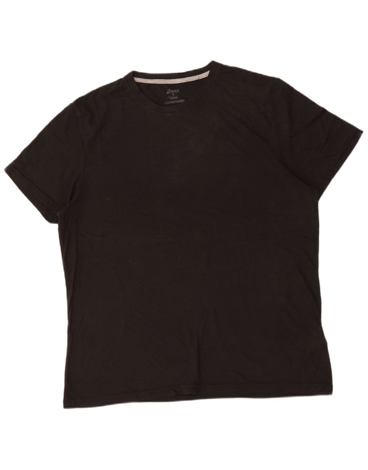 Asics Herren T-Shirt Top 2XL Schwarz Baumwolle