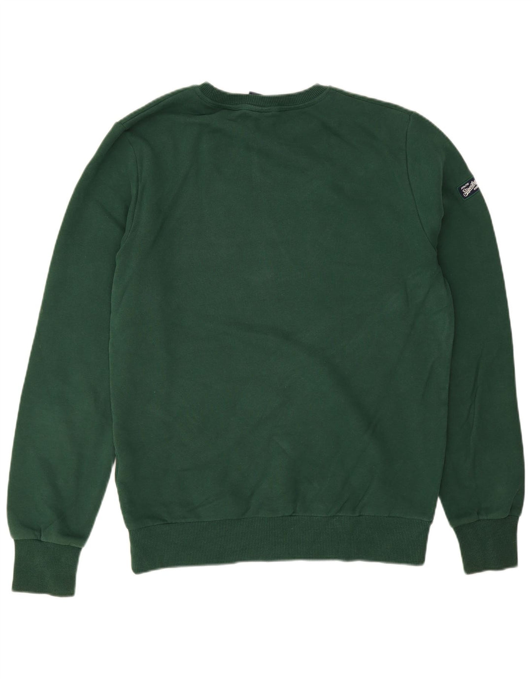 Superdry Herren Grafik-Sweatshirt-Pullover, große grüne Baumwolle