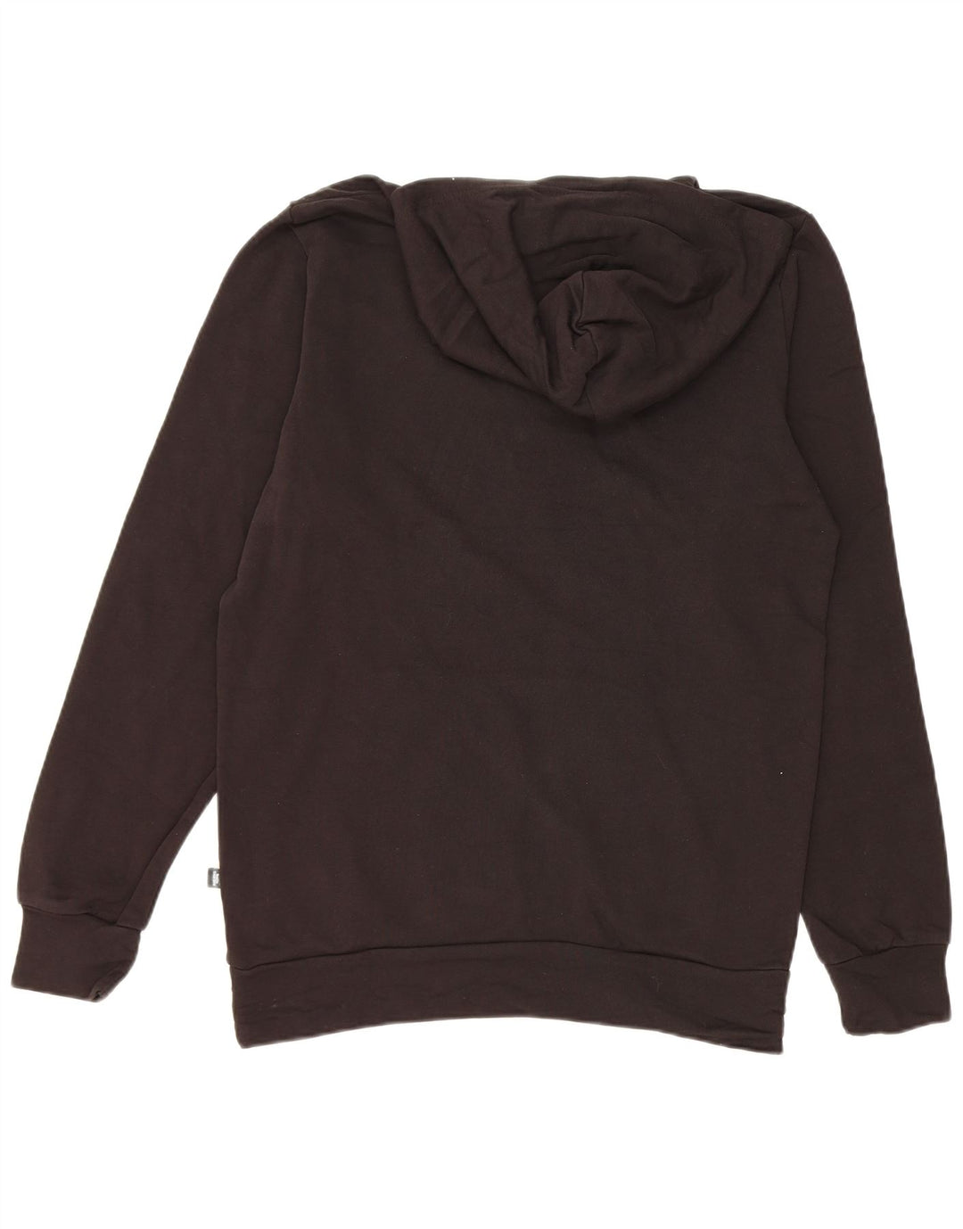 PUMA Mens Hoodie Jumper Medium Black Cotton