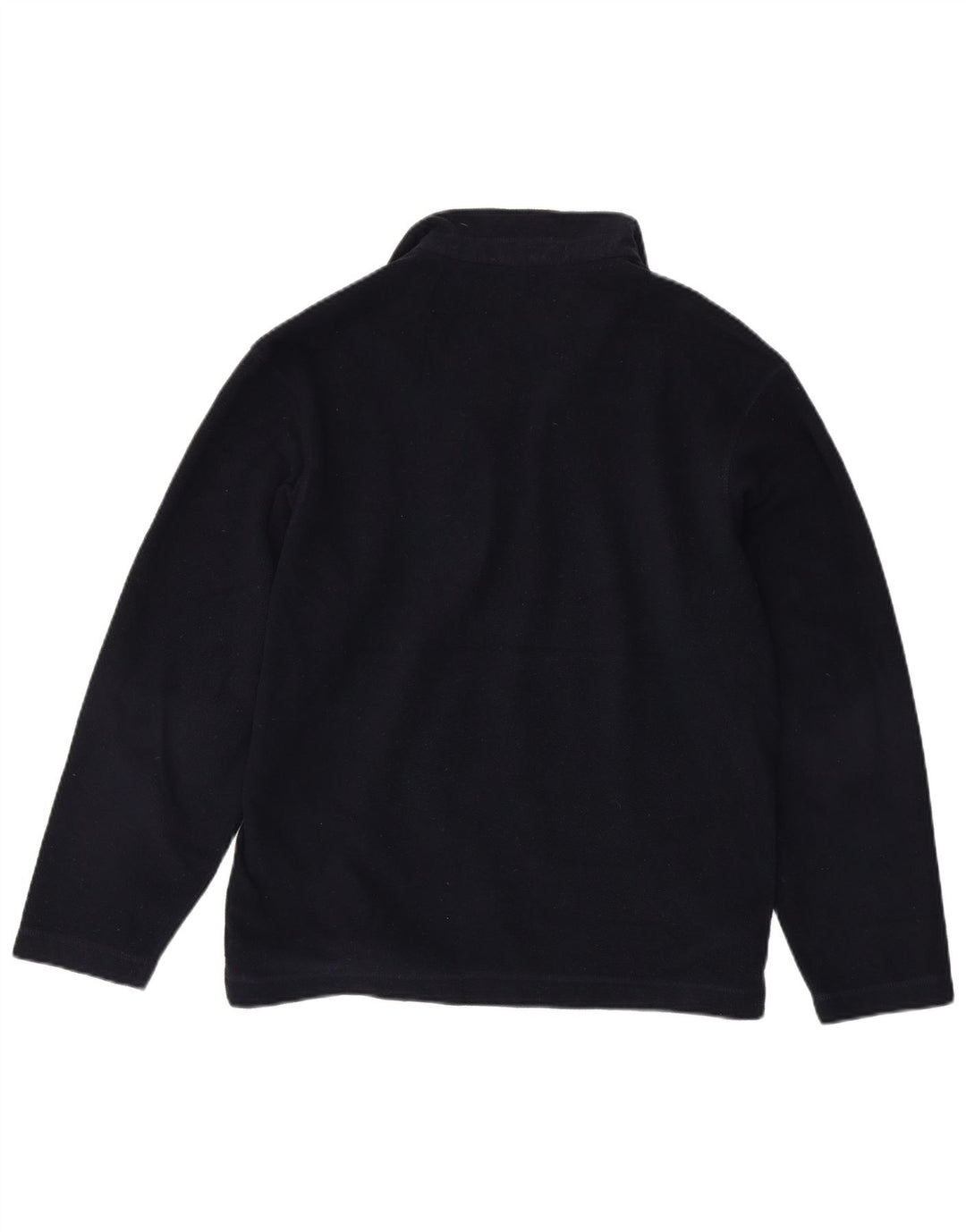 Marks & Spencer Herren-Fleecepullover mit Reißverschluss am Hals, mittelmarineblaues Polyester