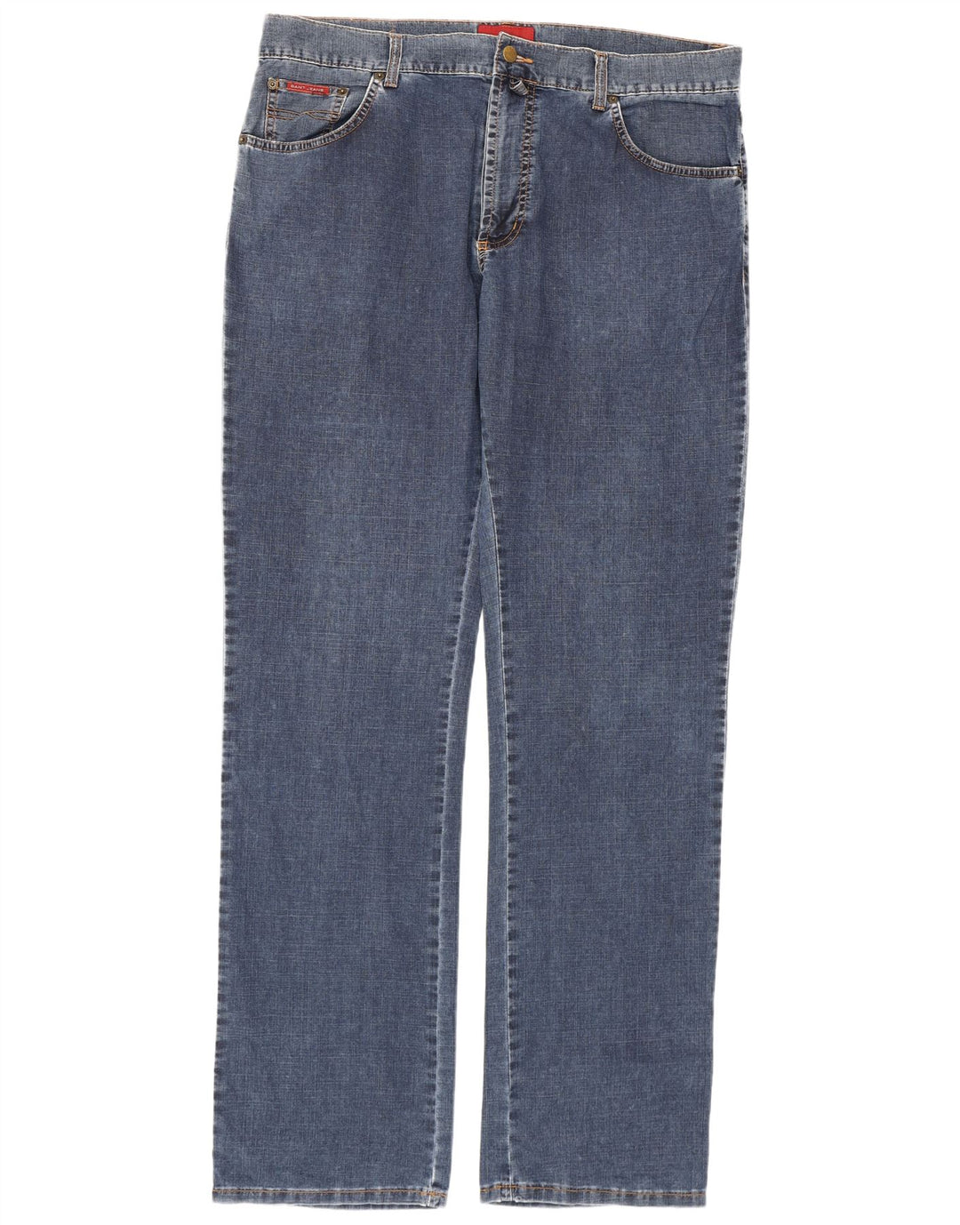 Gant Herren Straight Jeans W38 L36 Blaue Baumwolle
